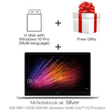 Dreami Russian Warehouse Original Xiaomi Mi Notebook Air 12.5 Inch Intel Core M3-6Y30 CPU 4GB 128GB  SATA SSD Laptop Windows10