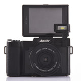 Amkov Digital Camera AMK-CDR2 24 Megapixel 1080P HD Shooting 4 Times Digital Zoom Beauty Self-timer Camera Mini Digital Camera
