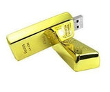 Gold bars USB Flash Drive 1gb 2gb 4gb 8gb 16gb 32GB PenDrive bullion flash disk Golden memory usb memory stick