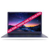 6gb ram 1000gb hdd 15.6inch 1920x1080p fhd intel cpu windows 10 system  wifi bluetooth 4.0 ultrathin laptop notebook pc computer
