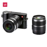 YI M1 Mirrorless Digital Camera Prime Zoom Two Lens LCD Minimalist International Version RAW 20MP Video Recorder 720RGB