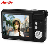Amkov CDC3 2.7 Inch TFT HD Screen 18.0MP CMOS 3.0MP Anti-shake 1080P Digital Video Camera with 8X Digital Zoom 1300w Pixel