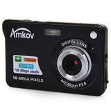 Amkov CDC3 2.7 Inch TFT HD Screen 18.0MP CMOS 3.0MP Anti-shake 1080P Digital Video Camera with 8X Digital Zoom 1300w Pixel